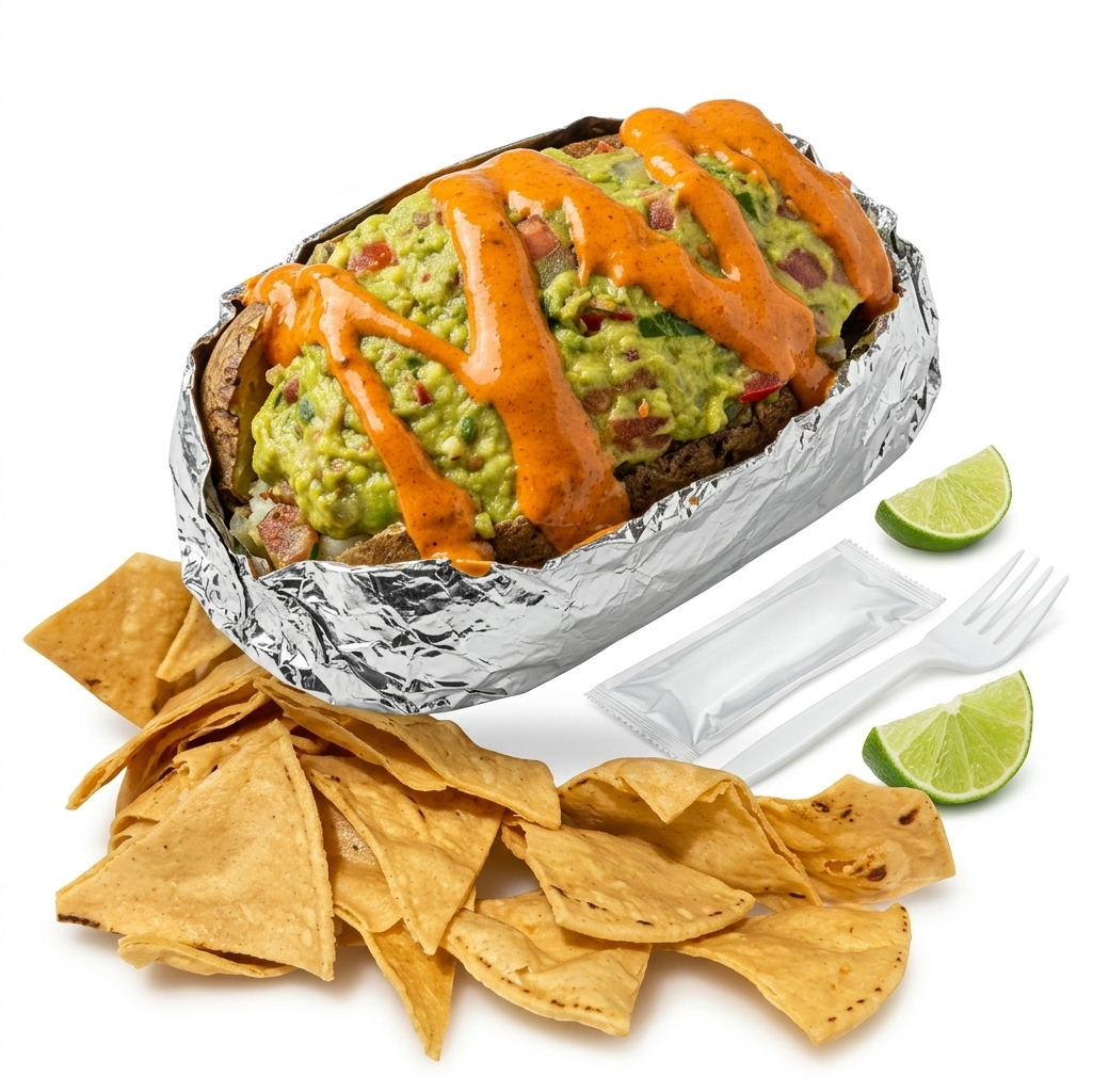 Papa rellena de carne